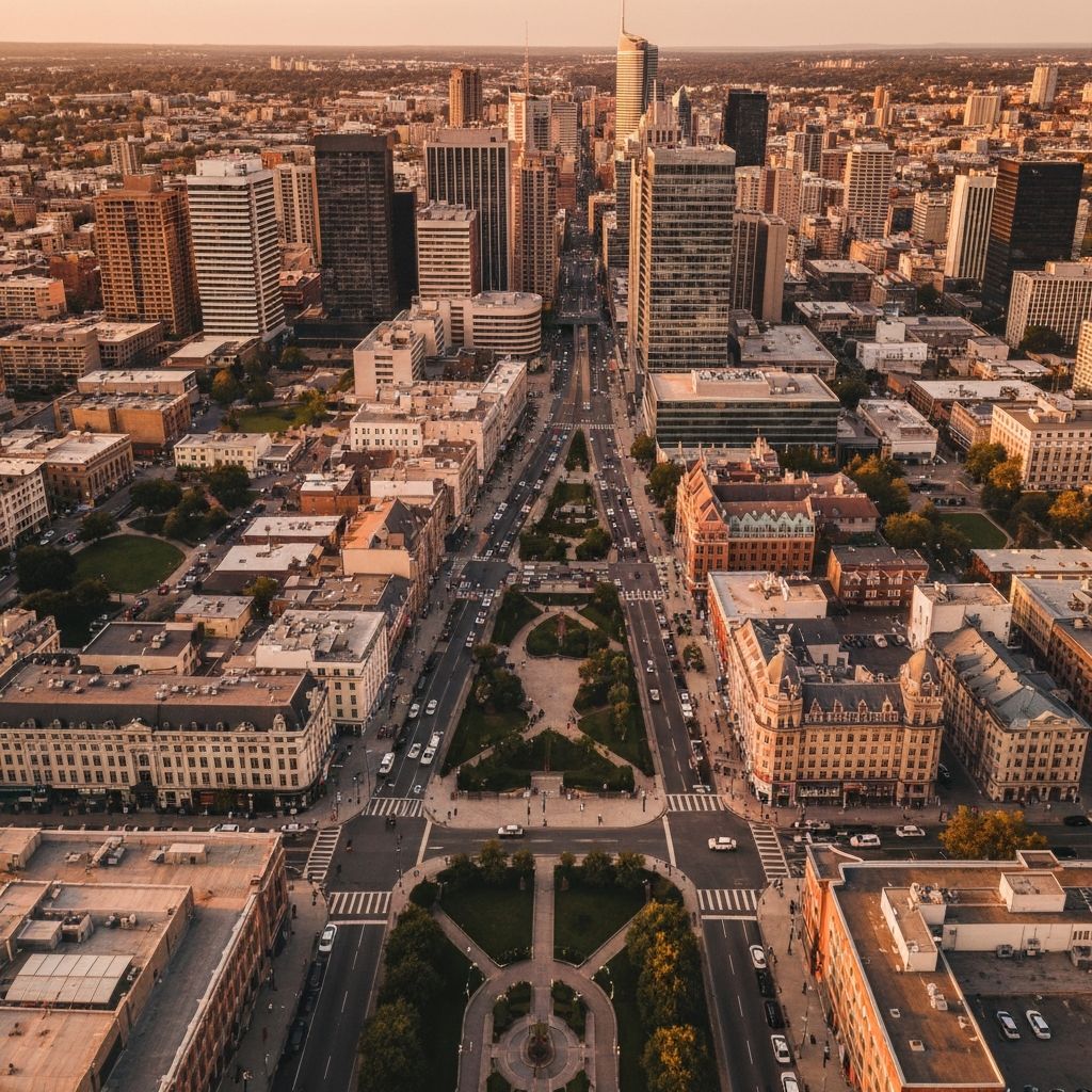 Aerial drone footage